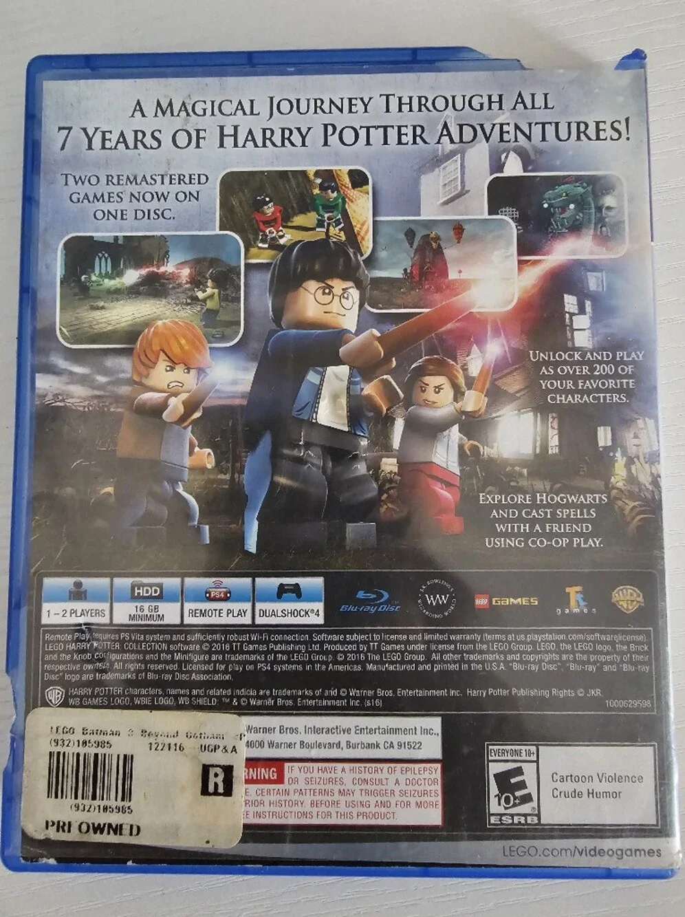 LEGO Harry Potter Collection — Blue Cover Kids Toy